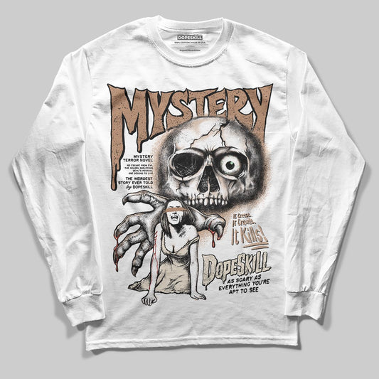 Jordan 4 Retro Cozy Girl DopeSkill Long Sleeve T-Shirt Mystery Ghostly Grasp Graphic Streetwear - White