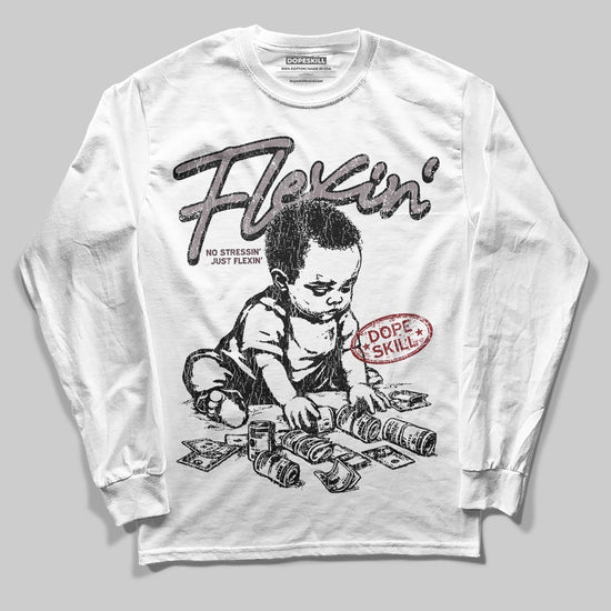 A Ma Maniére x Air Jordan 6 Retro “Smoky Mauve”⁠ DopeSkill Long Sleeve T-Shirt Flexin' Graphic Streetwear - White