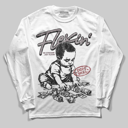 A Ma Maniére x Air Jordan 6 Retro “Smoky Mauve”⁠ DopeSkill Long Sleeve T-Shirt Flexin' Graphic Streetwear - White