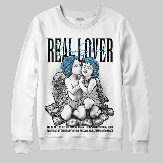 Jordan 10 OG “Steel” DopeSkill Sweatshirt Real Lover Graphic Streetwear - White