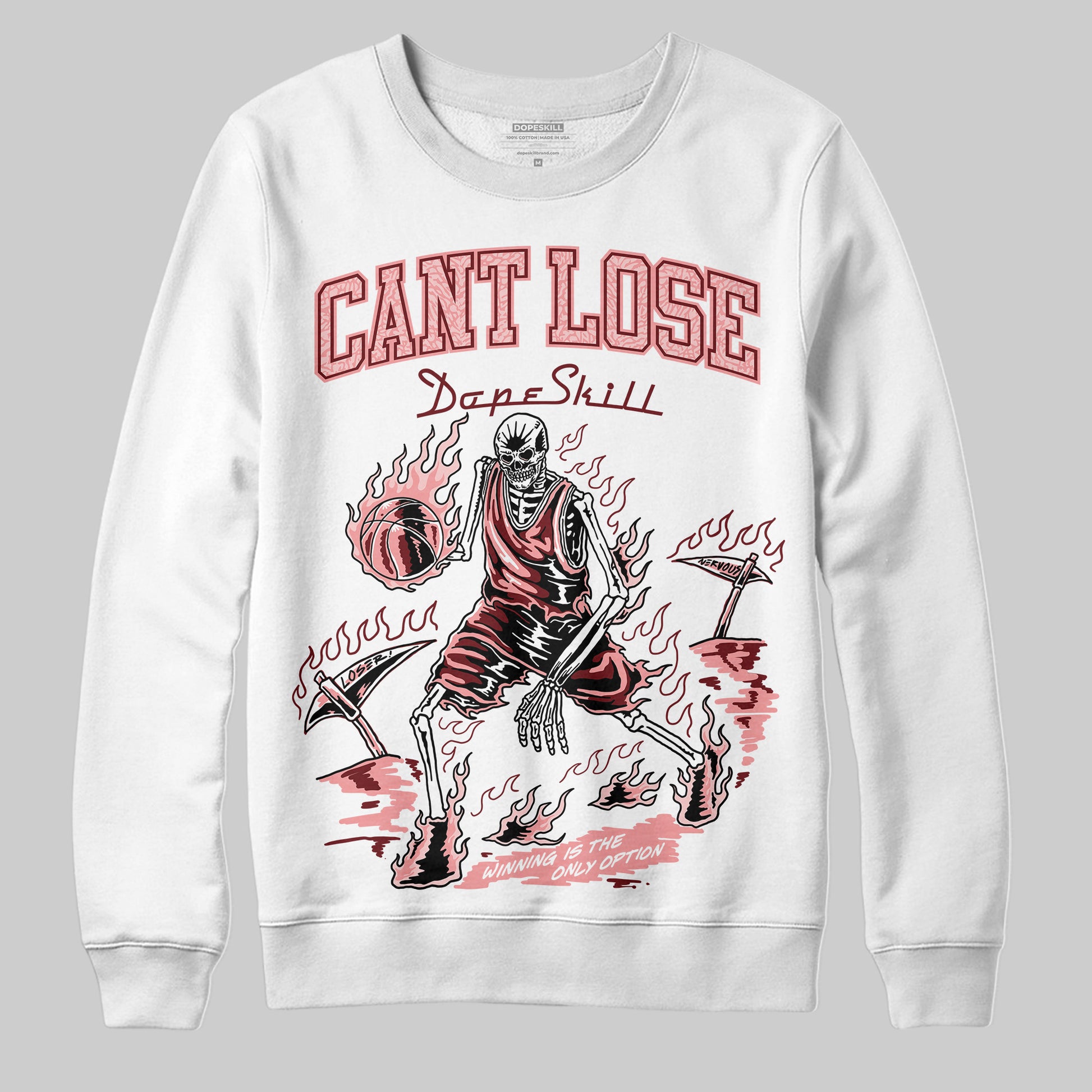 Jordan 3 Retro Valentine's Day Treat Yourself (2025) DopeSkill Sweatshirt Cant Lose Graphic Streetwear - White