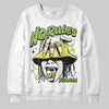 Green Sneakers DopeSkill Sweatshirt No Rules Graphic Streetwear - White