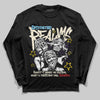 Jordan 17 Retro Low SP Infinite Archives DopeSkill Long Sleeve T-Shirt Distorted Realms Graphic Streetwear  Black