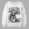 Dunk Low ‘Pure Platinum’ DopeSkill Sweatshirt Sick Bear Graphic Streetwear - White