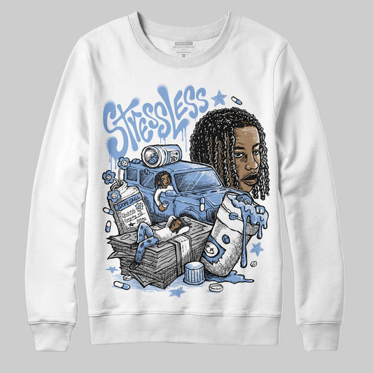 Jordan 4 WMNS 'Forget Me Not' DopeSkill Sweatshirt Stressless Graphic Streetwear - White