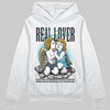 Jordan 11 Retro Gamma Blue (2025) DopeSkill Hoodie Sweatshirt Real Lover Graphic Streetwear - White