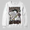 A Ma Maniére x Air Jordan 4 “Dark Mocha” DopeSkill Sweatshirt Sorry I've Been Trappin Graphic Streetwear - White