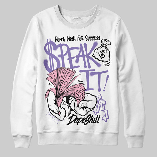 Jordan 11 "Mojave" DopeSkill Sweatshirt Speak It Graphic Streetwear - White