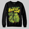 Neon Green Sneakers DopeSkill Sweatshirt Fight For Right Graphic Streetwear - Black
