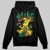 Green Sneakers DopeSkill Hoodie Sweatshirt Slow Life Graphic Streetwear - Black