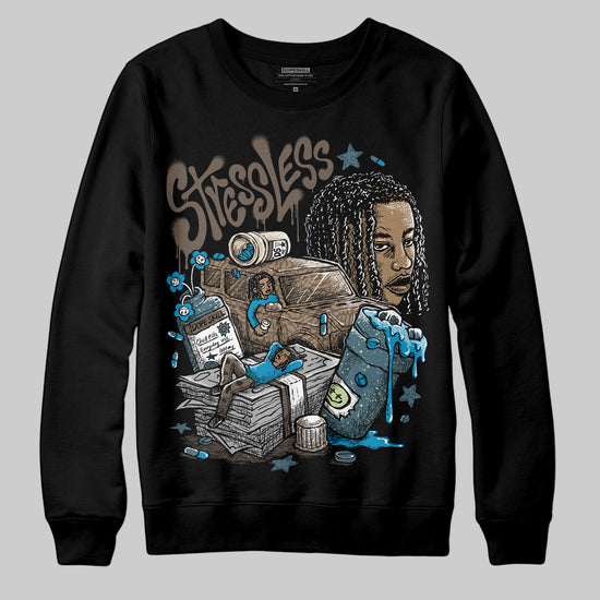Jordan 3 GS “We Outside” DopeSkill Sweatshirt Stressless Graphic Streetwear - Black