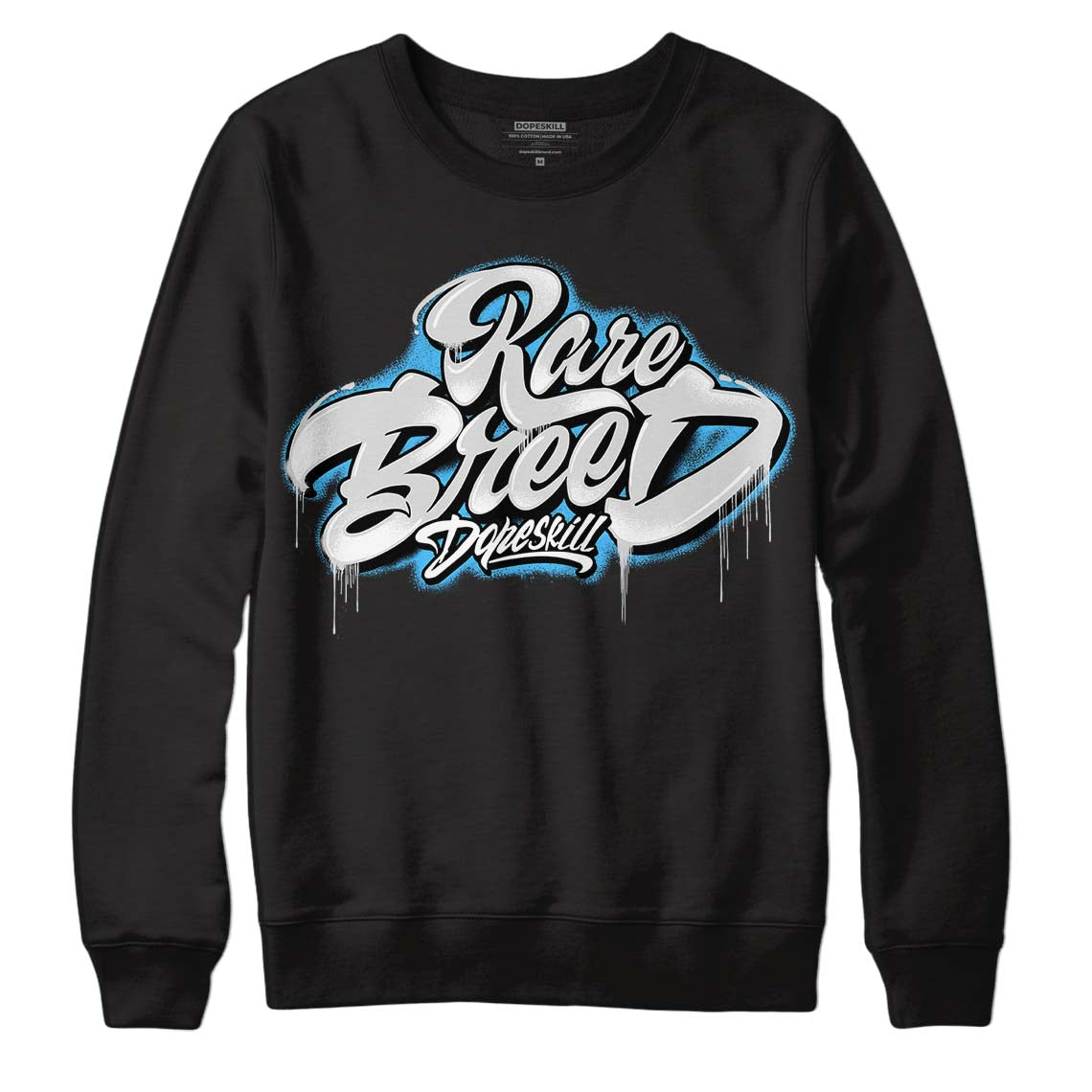 Dunk Low ‘Pure Platinum’ DopeSkill Sweatshirt Rare Breed Type Graphic Streetwear - Black