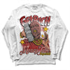 Jordan 13 “Dune Red” DopeSkill Long Sleeve T-Shirt Get Rich Graphic Streetwear - White