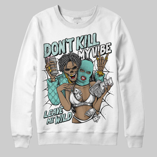 Jordan 11 Low "Igloo" DopeSkill Sweatshirt Don't Kill My Vibe Graphic Streetwear - White