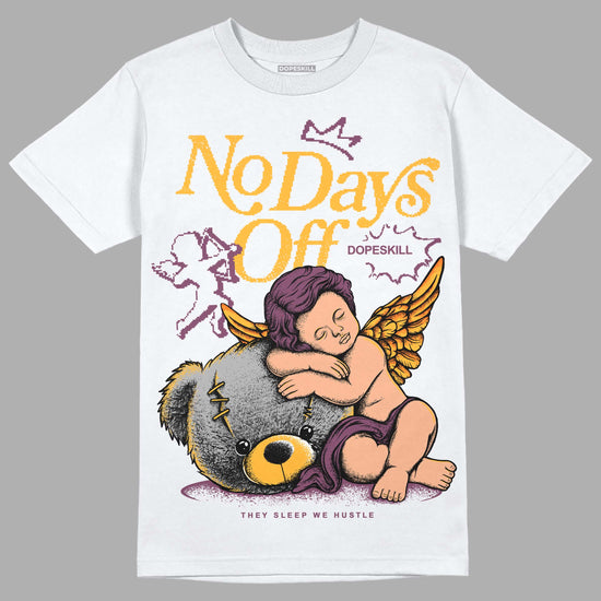 Jordan 1 Retro High OG Brotherhood DopeSkill T-Shirt New No Days Off Graphic Streetwear - White