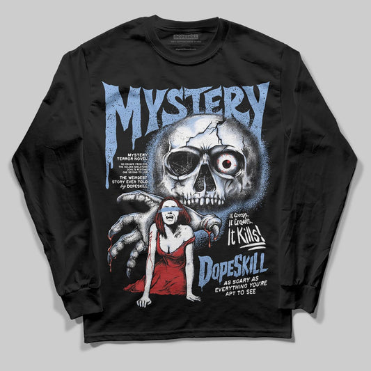 Jordan 4 WMNS 'Forget Me Not' DopeSkill Long Sleeve T-Shirt Mystery Ghostly Grasp Graphic Streetwear - Black