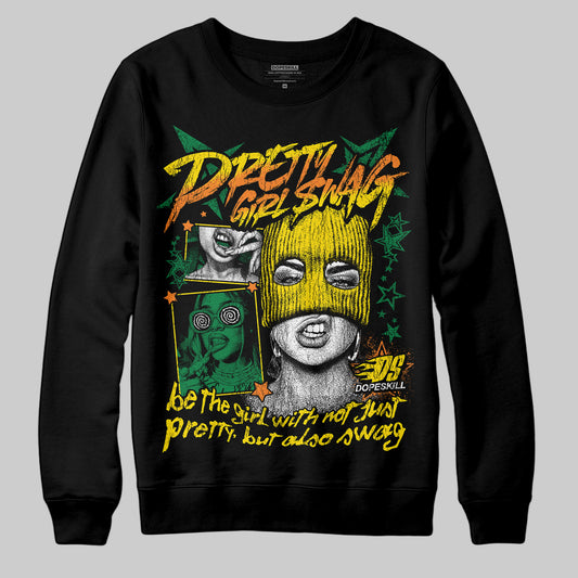 Dunk Low Reverse Brazil DopeSkill Sweatshirt Pretty Girl Swag Graphic Streetwear - Black