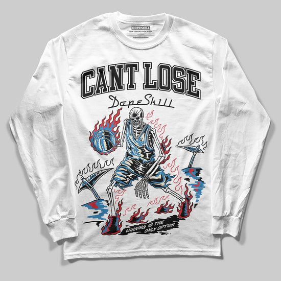 Jordan 3 Retro OG Rare Air DopeSkill Long Sleeve T-Shirt Cant Lose Graphic Streetwear - White 
