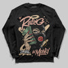 TAN Sneakers DopeSkill Long Sleeve T-Shirt Rolling in Money Graphic Streetwear - black