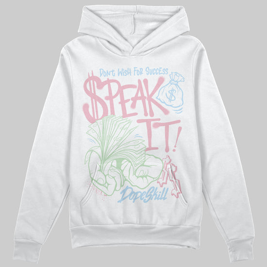 Jordan 4 Retro Valentine's Day (2026) (GS) DopeSkill Hoodie Sweatshirt Speak It Graphic Streetwear - White