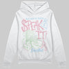 Jordan 4 Retro Valentine's Day (2026) (GS) DopeSkill Hoodie Sweatshirt Speak It Graphic Streetwear - White