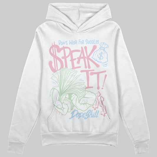 Jordan 4 Retro Valentine's Day (2026) (GS) DopeSkill Hoodie Sweatshirt Speak It Graphic Streetwear - White