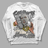 Jordan 3 “Off Noir” DopeSkill Long Sleeve T-Shirt Get Rich Graphic Streetwear  - White