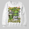 Neon Green Sneakers DopeSkill Sweatshirt Pretty Girl Swag Graphic Streetwear - White