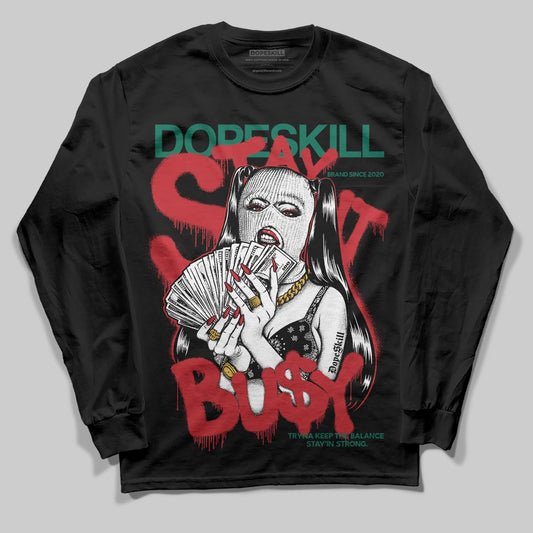 Jordan 3 Mexico 'El Vuelo' DopeSkill Long Sleeve T-Shirt Stay It Busy  Graphic Streetwear - Black