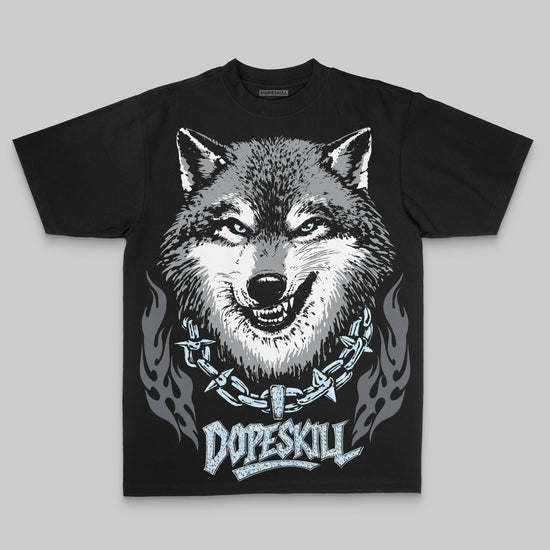 Jordan 5 Retro Wolf Grey (2026) DopeSkill Oversized Print T-Shirt Wolf Grey Graphic Streetwear - Black