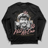 Nike Air Force 1 Low Canvas “Linen” DopeSkill Long Sleeve T-Shirt In My Way Graphic Streetwear - Black
