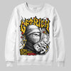 Yellow Sneakers DopeSkill Sweatshirt New Get Rich Graphic Streetwear - White