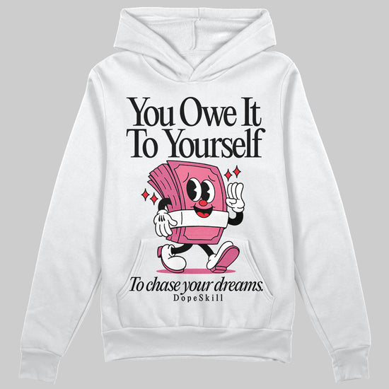 Diesel Pink S - Serendipity Pro-X1 Trainers DopeSkill Hoodie Sweatshirt Owe It To Yourself Graphic Streetwear - White