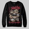 Jordan 4 “Sierra Red" DopeSkill Sweatshirt The Mouth With No Droughts Graphic Streetwear - black