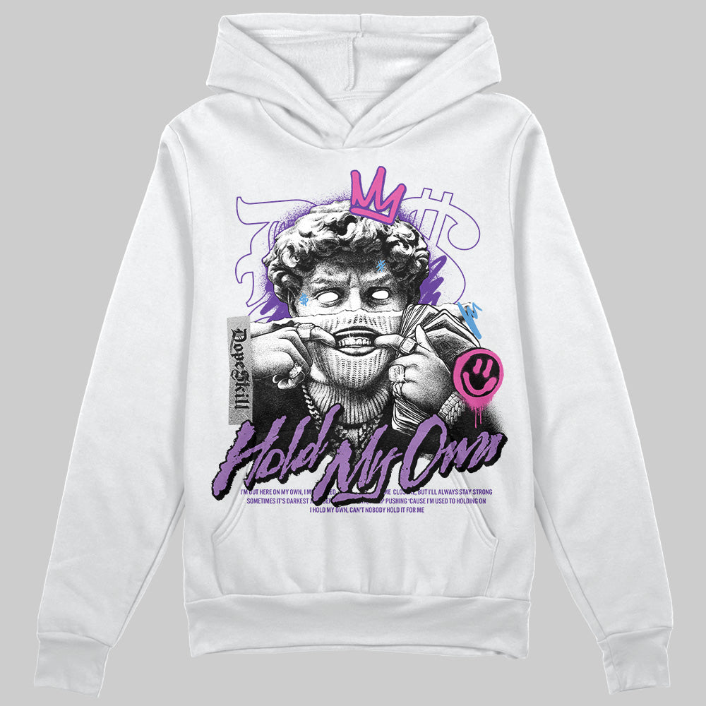 PURPLE Sneakers DopeSkill Hoodie Sweatshirt In My Way Graphic Streetwear - White