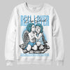 Jordan 11 Retro Legend Blue DopeSkill Sweatshirt Real Lover Graphic Streetwear - White