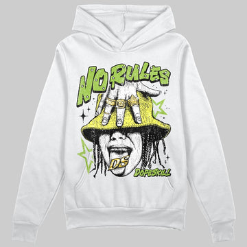 Green Sneakers DopeSkill Hoodie No Rules Graphic Streetwear - White