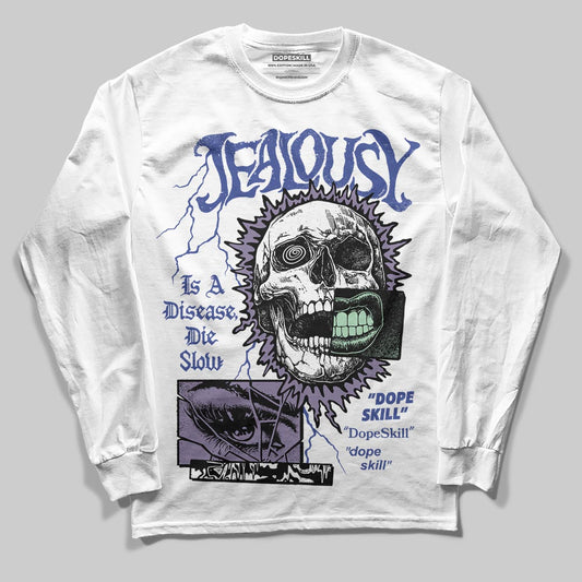 Jordan 1 Retro Low OG Zion Williamson Voodoo Alternate DopeSkill Long Sleeve T-Shirt Jealousy Graphic Streetwear - White