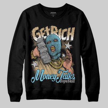 Jordan 11 City Pack “H-Town” DopeSkill Sweatshirt Get Rich Graphic Streetwear - Black