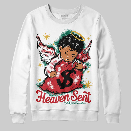 Jordan 3 Mexico 'El Vuelo' DopeSkill Sweatshirt Heaven Sent Graphic Streetwear - White