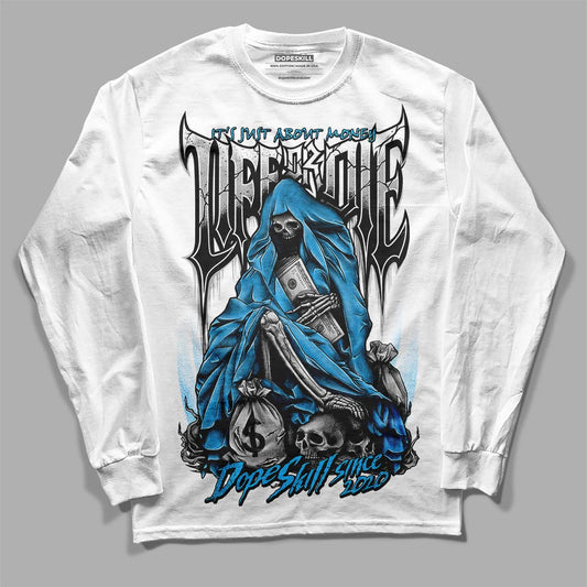 Jordan 2 Low "University Blue" DopeSkill Long Sleeve T-Shirt Life or Die Graphic Streetwear - White 