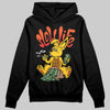 Yellow Sneakers DopeSkill Hoodie Sweatshirt Slow Life Graphic Streetwear - black