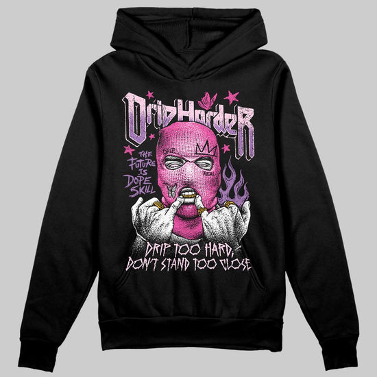 Pink Sneakers DopeSkill Hoodie Sweatshirt Drip Harder Graphic Streetwear - black