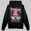 Pink Sneakers DopeSkill Hoodie Sweatshirt Drip Harder Graphic Streetwear - black