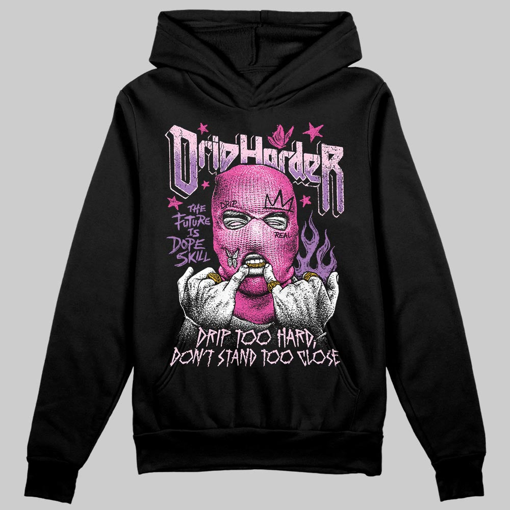 Pink Sneakers DopeSkill Hoodie Sweatshirt Drip Harder Graphic Streetwear - black