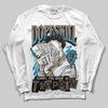 Jordan 3 GS “We Outside” DopeSkill Long Sleeve T-Shirt Sorry I've Been Trappin Graphic Streetwear - White