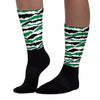 Lucky Green 5s DopeSkill Sublimated Socks Abstract Tiger Graphic