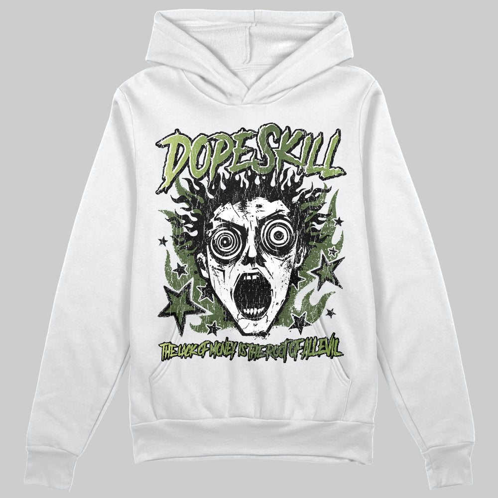 Foamposite Pro 'Pine Green' DopeSkill Hoodie Sweatshirt Root of Evil Graphic Streetwear - White