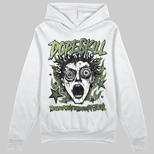Foamposite Pro 'Pine Green' DopeSkill Hoodie Sweatshirt Root of Evil Graphic Streetwear - White