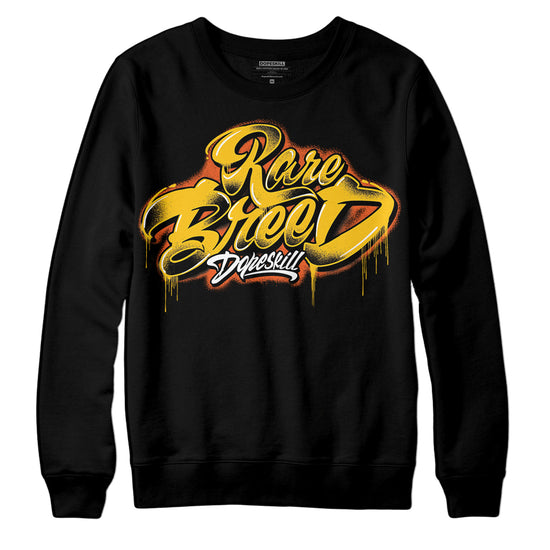 Yellow Sneakers DopeSkill Sweatshirt Rare Breed Type Graphic Streetwear - Black